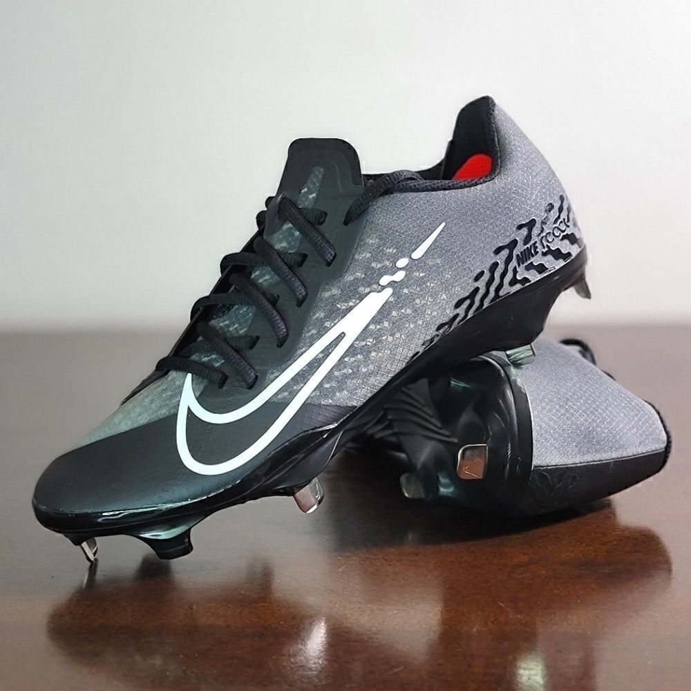 Nike React Vapor Ultrafly 4 Baseball Shoes Cleats Black Grey Women's Size 9.5